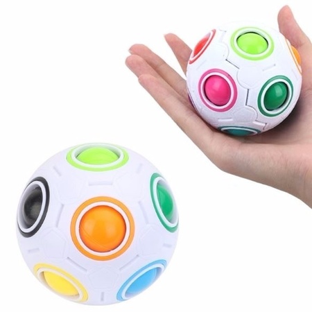 Magic anti stress rainbow ball 7 cm