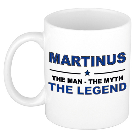 Martinus The man, The myth the legend pensioen cadeau mok/beker 300 ml