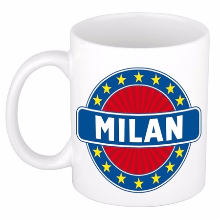 Kado mok voor Milan