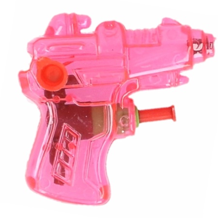 Water gun - pink - plastic - 8 cm