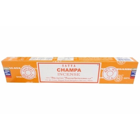 Nag Champa Wierrook geuren pakket van 6x verschillende geuren met een brander plankje