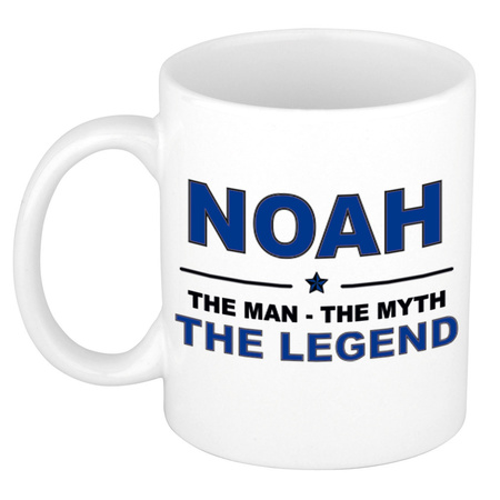 Noah The man, The myth the legend pensioen cadeau mok/beker 300 ml