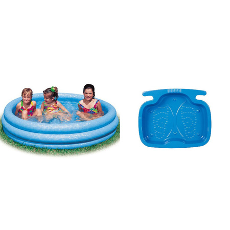 inflatable childrens pool with Intex pool footbath