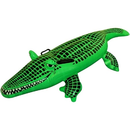 Inflatable crocodile 150 cm decoration/toy