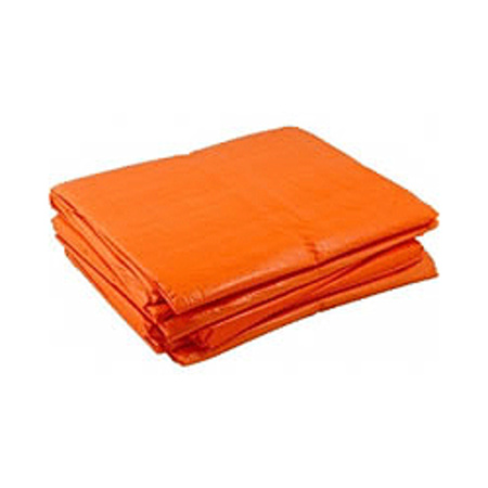 Orange tarps 3 x 4 meters with 18x elastic hook cords