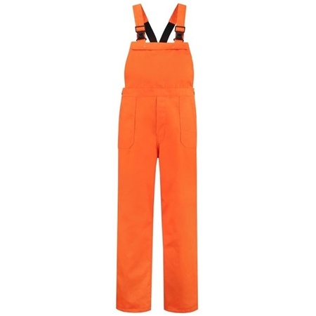 Orange dungarees for adults