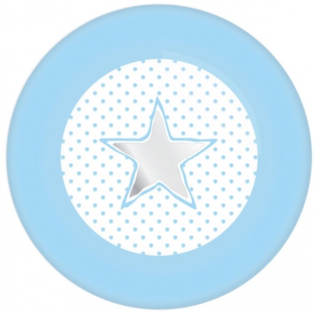 Geboorte jongen deco pakket blauw ster