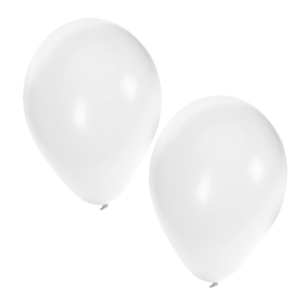 30x rood/witte ballonnen pakket