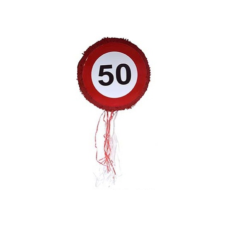 Pinata road sign 50