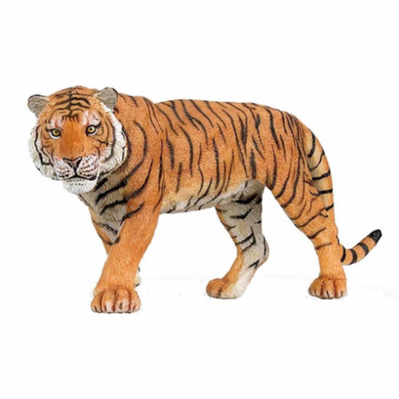 Plastic toy tiger 15 cm