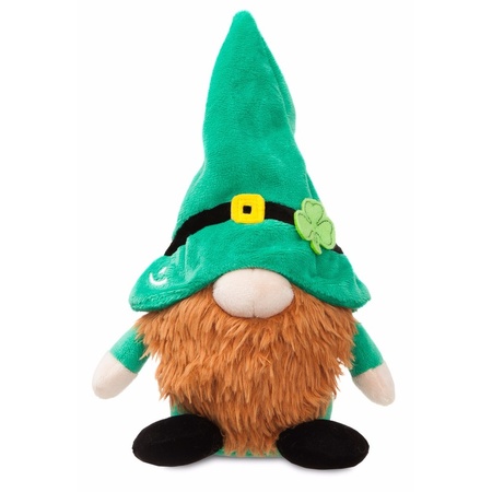 Irish gnome cuddle toy with green hat 19 cm