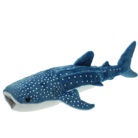 Plush pet toy blue whale shark 54 cm