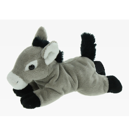 Soft toy animals Donkey grey 19 cm