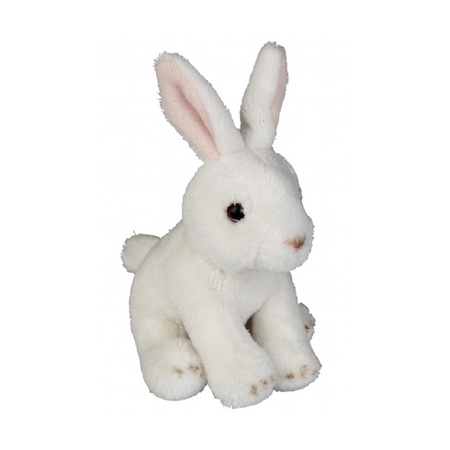 Knuffel konijntje wit 15 cm