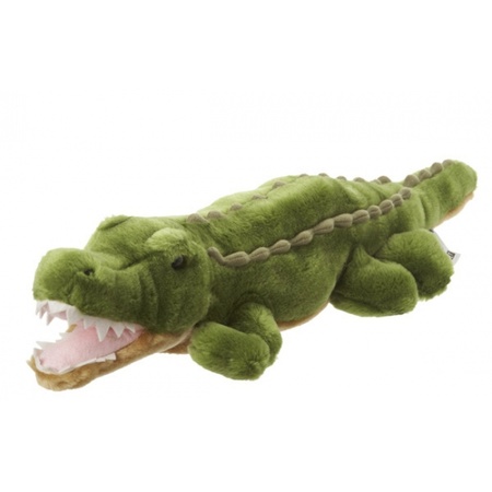 Groen krokodil van pluche 48 cm