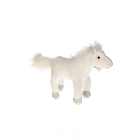 Plush white horse 19 cm