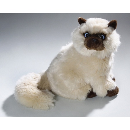 Persian Colourpoint cat cuddle toy 30 cm