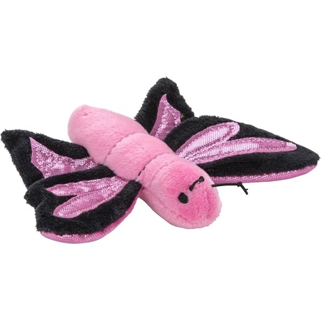 Pluche roze vlinder knuffeldier