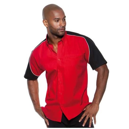 Rood race overhemd inclusief race cap maat XL