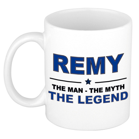 Remy The man, The myth the legend pensioen cadeau mok/beker 300 ml