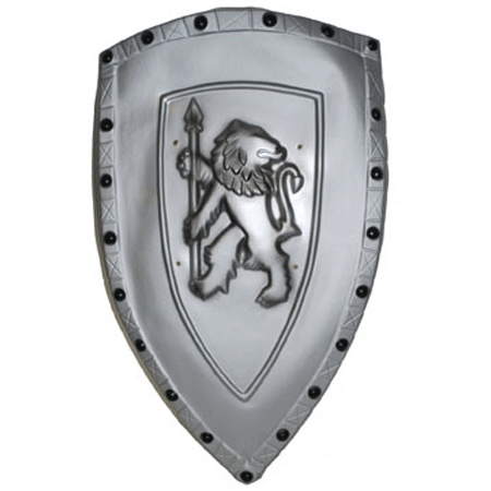 Ridders verkleed wapens set - schild met zwaard van 64 cm