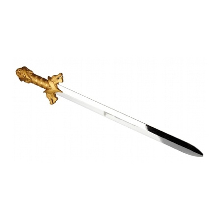 Ridders verkleed wapens set - schild met zwaard van 64 cm