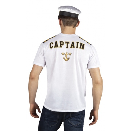 Shirt with captain print for men