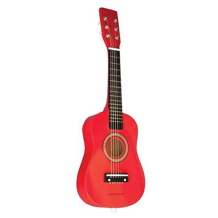 Toy guitar red