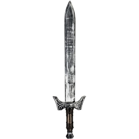 Toy knights sword silver/bronze 68 cm
