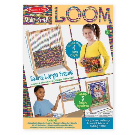 Multi craft weaving loom for children