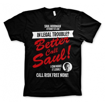 T-shirt Breaking Bad Better call Saul