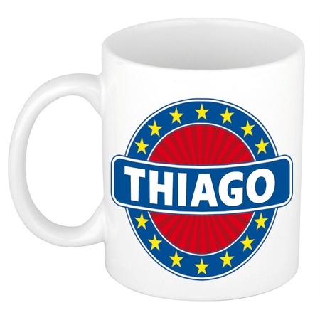 Kado mok voor Thiago