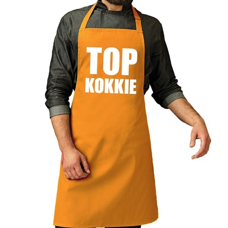 Top kokkie apron yellow for men