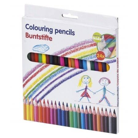 12 Pasen kleurplaten placemats pakket met stiften en potloden