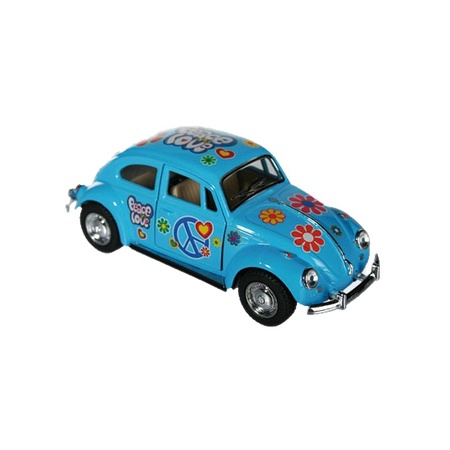 Speelgoed auto VW kever blauw
