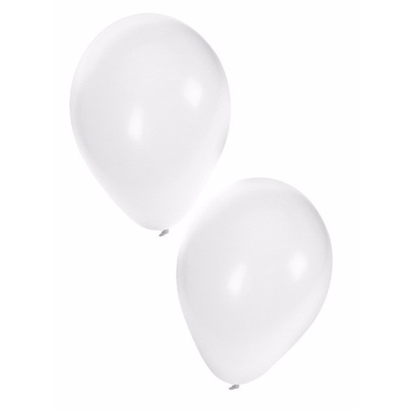 Witte feest ballonnen, 300 stuks