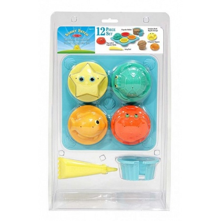 Zand cupcakejes speelgoed set