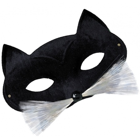 Catwoman oog masker zwart