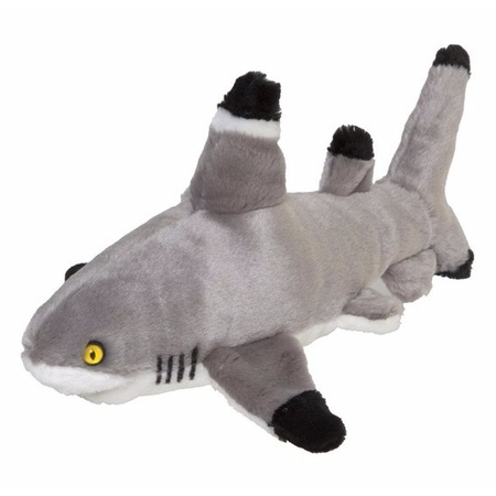 Pluche zeedier knuffel haai 30 cm