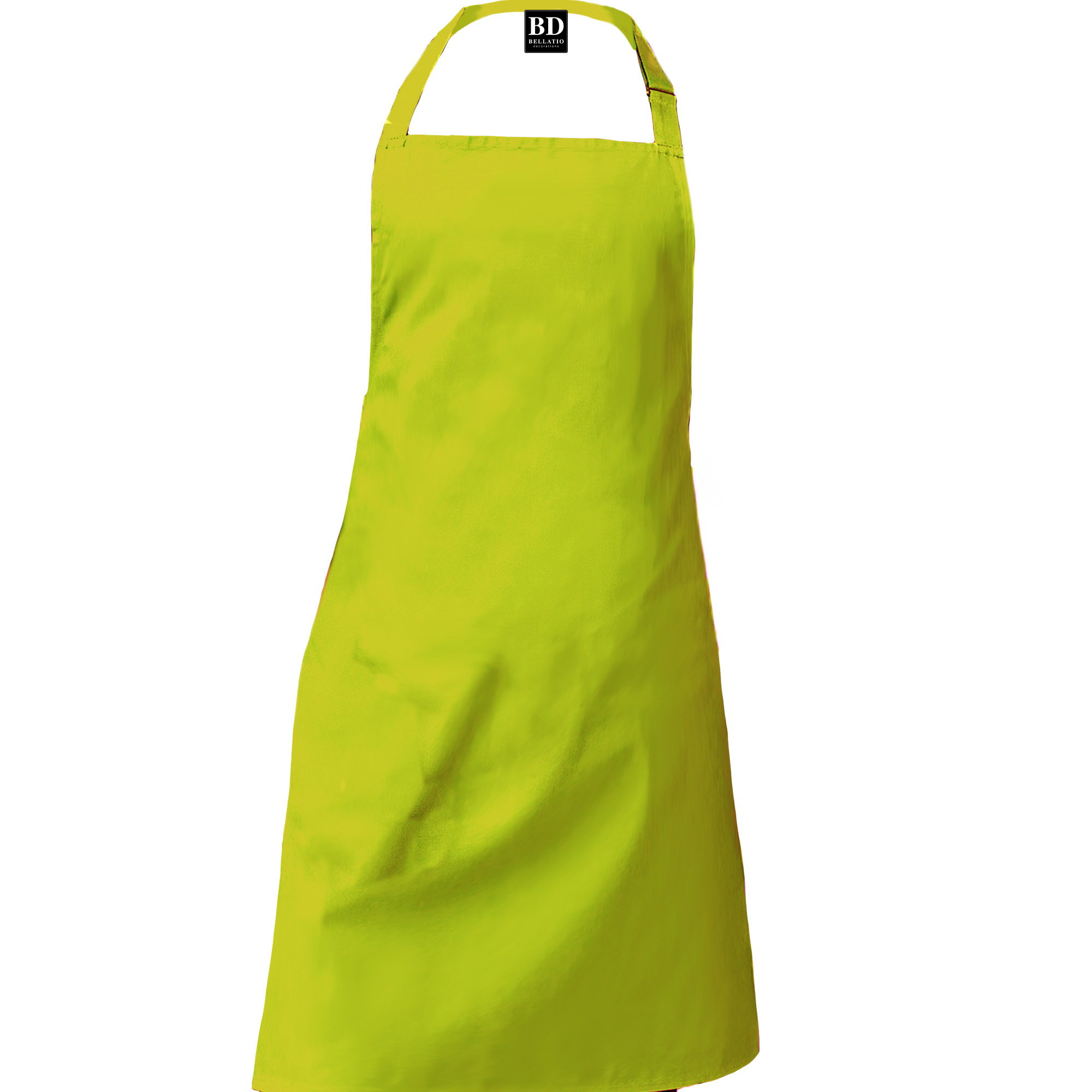 Chef kok barbeque schort / keukenschort lime groen dames