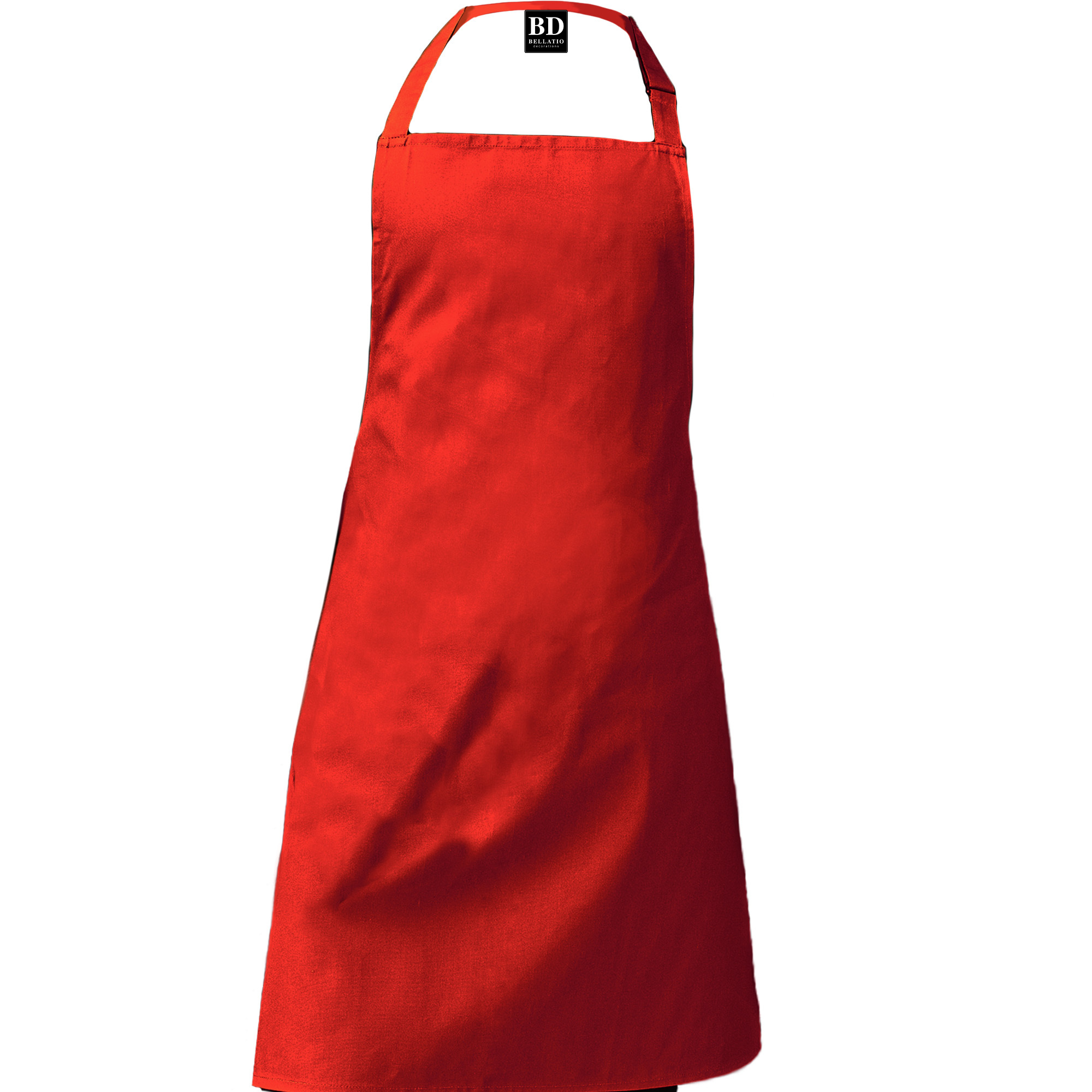Top kokkie barbeque schort / keukenschort rood voor heren